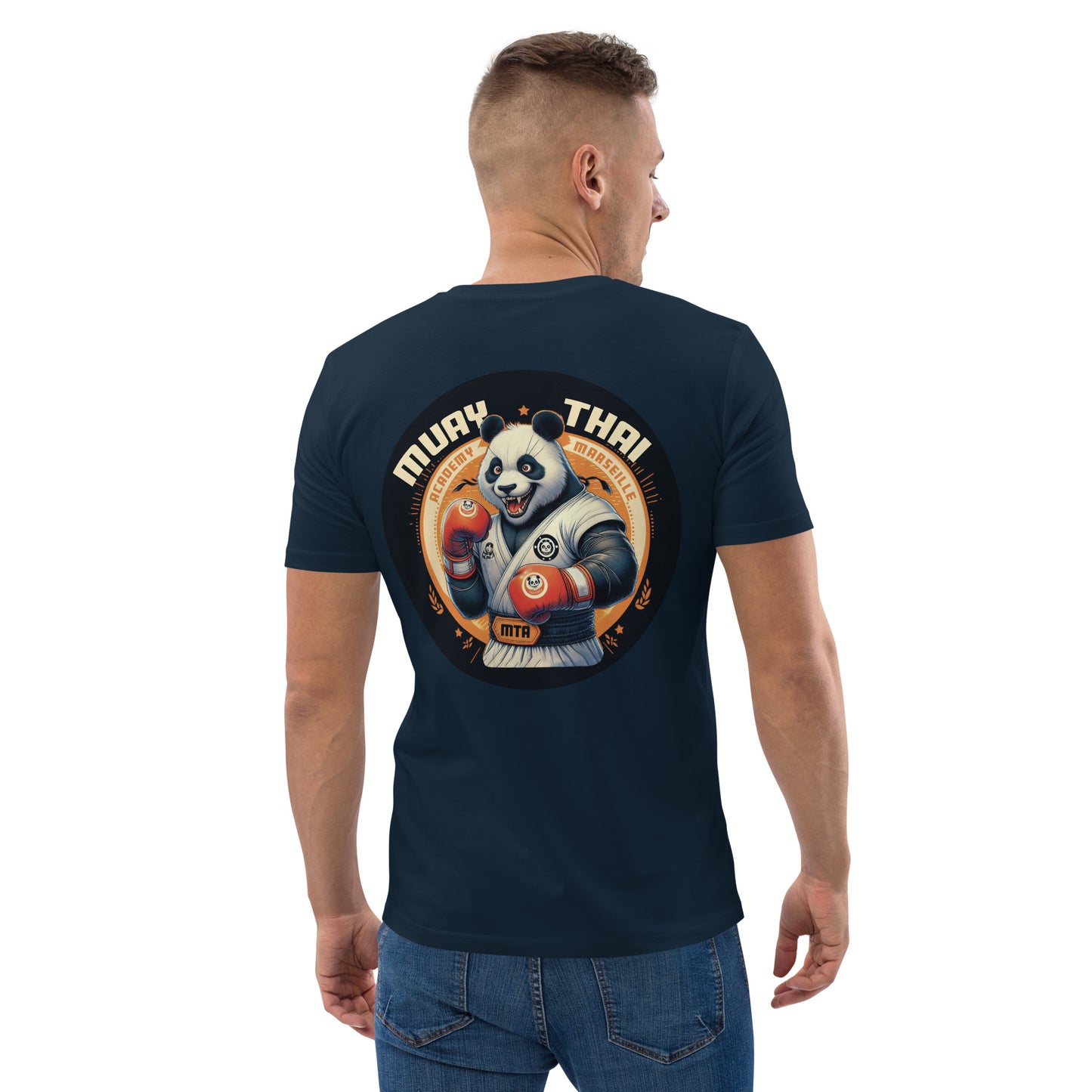 T-shirt unisexe en coton biologique (Imprimé Panda 2)