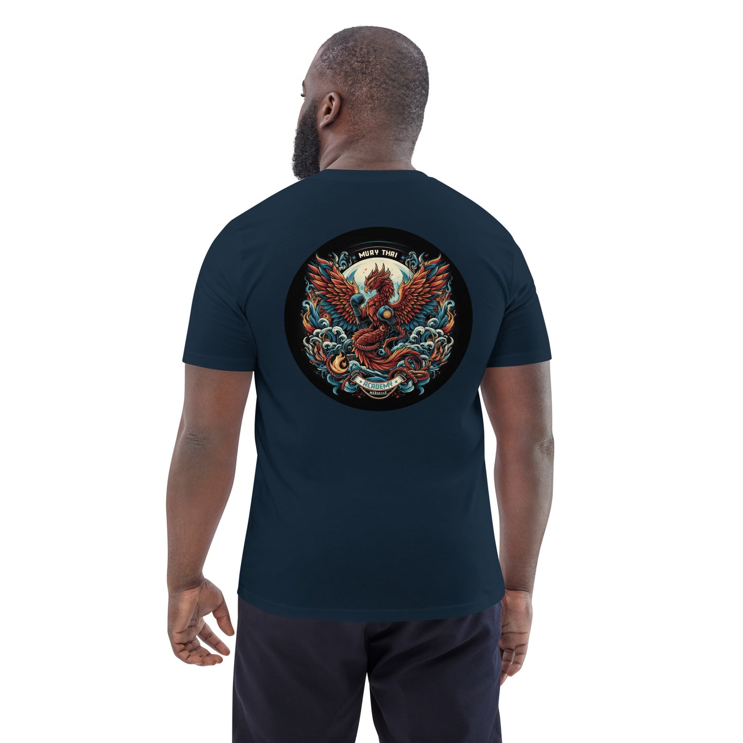 T-shirt unisexe en coton biologique (Imprimé Phoenix 2)
