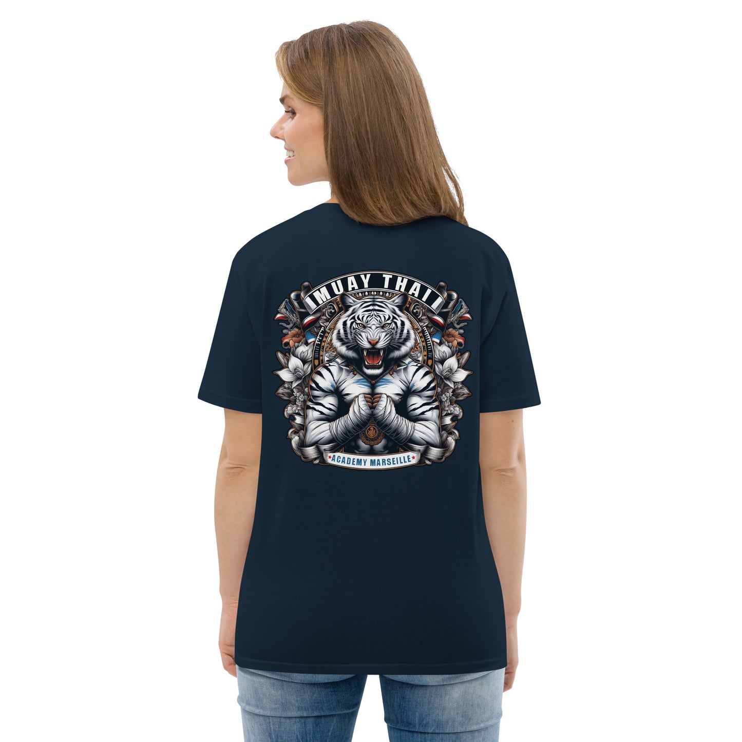 T-shirt unisexe en coton biologique (Imprimé Tigre 3)