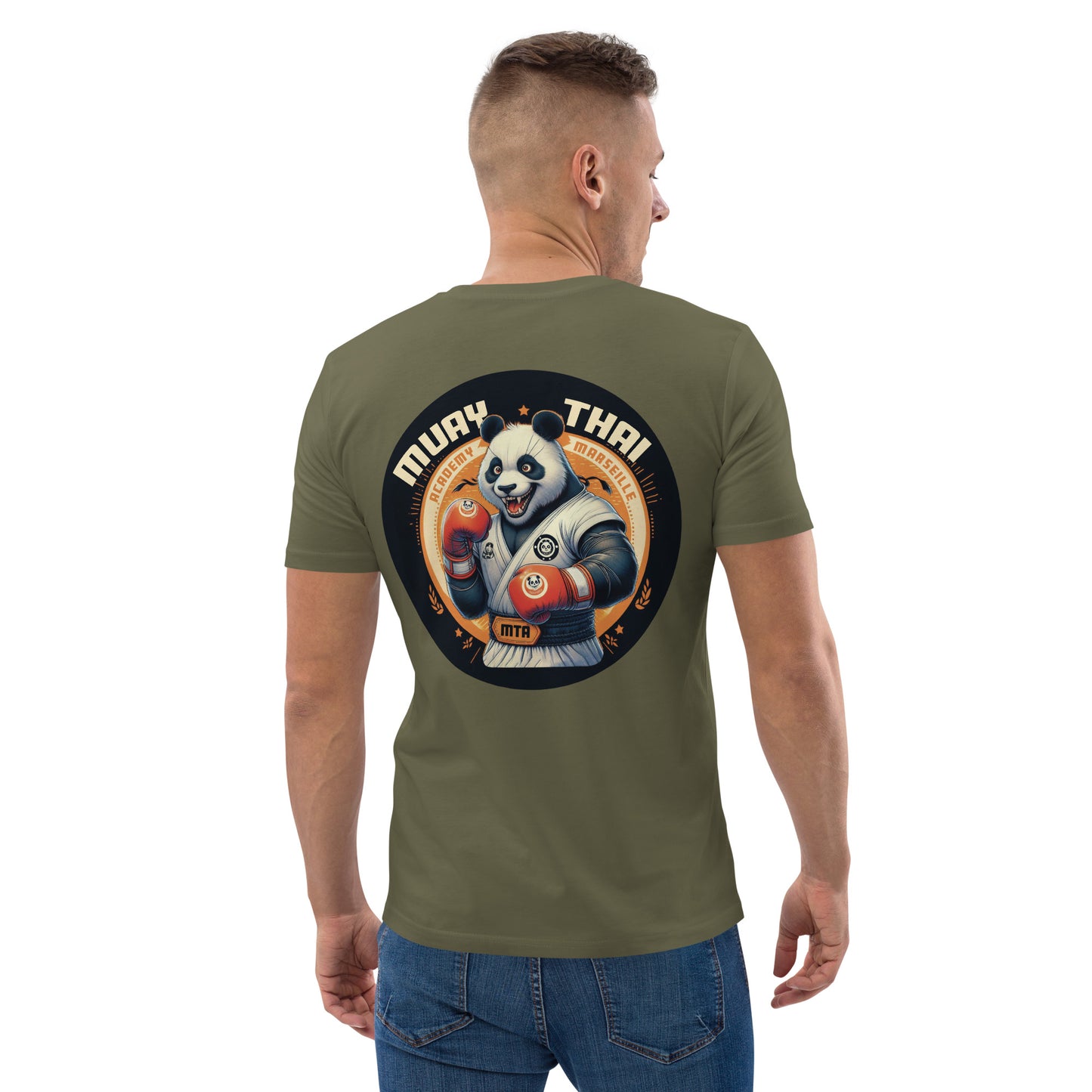 T-shirt unisexe en coton biologique (Imprimé Panda 2)