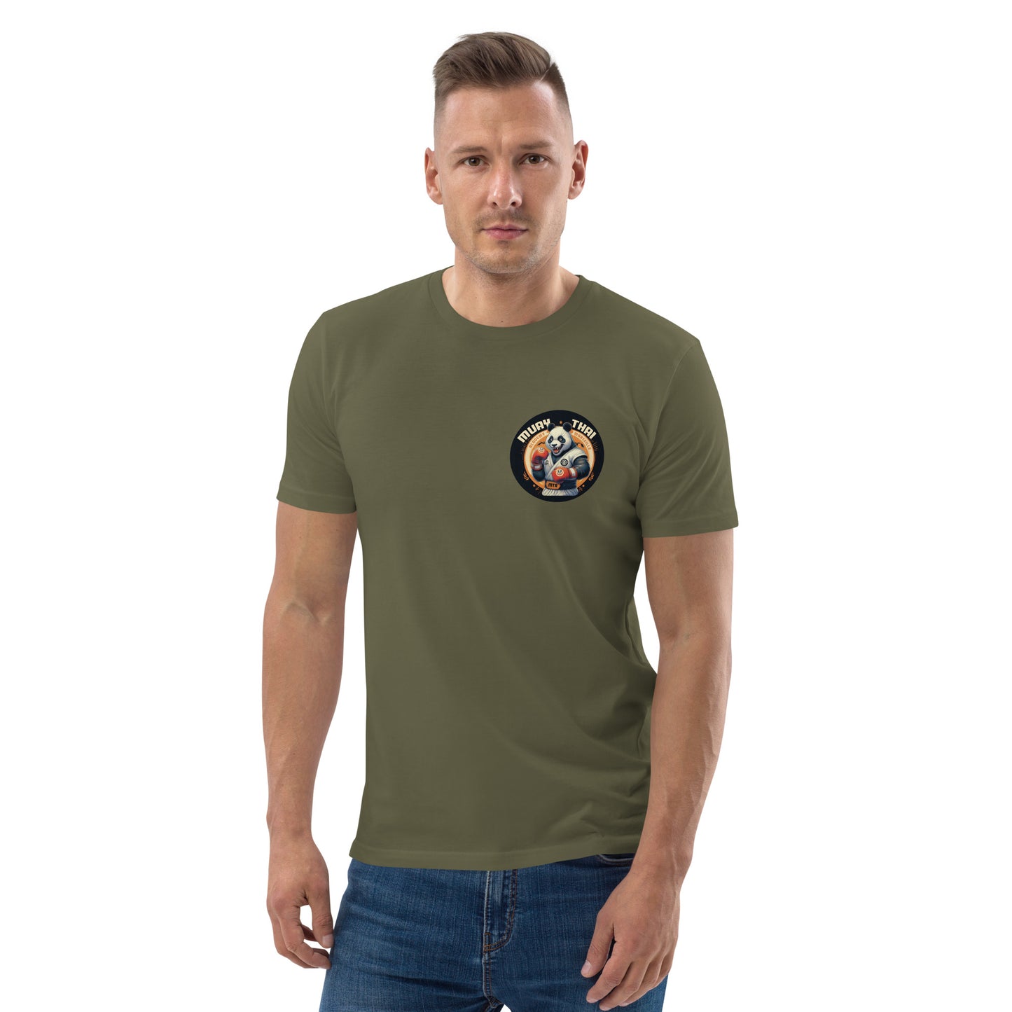 T-shirt unisexe en coton biologique (Imprimé Panda 2)