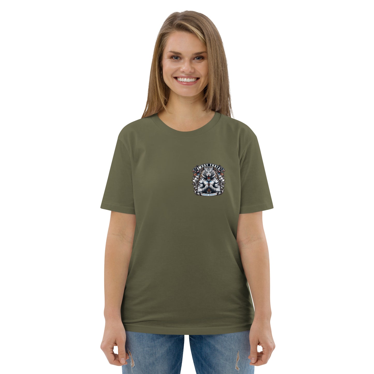 T-shirt unisexe en coton biologique (Imprimé Tigre 3)
