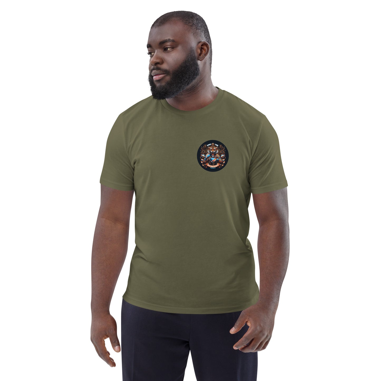 T-shirt unisexe en coton biologique (Imprimé Tigre 4)