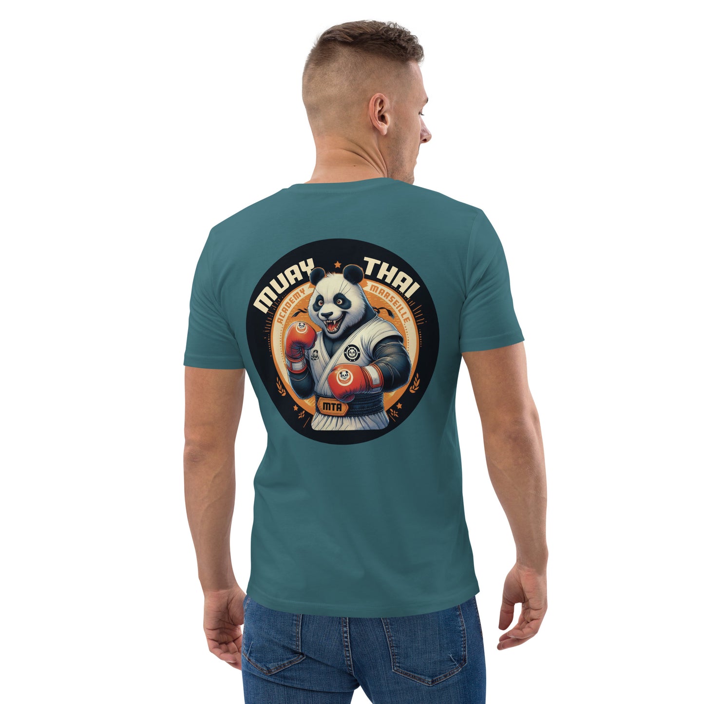 T-shirt unisexe en coton biologique (Imprimé Panda 2)
