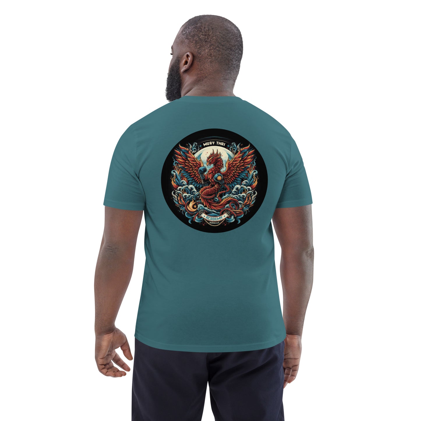 T-shirt unisexe en coton biologique (Imprimé Phoenix 2)