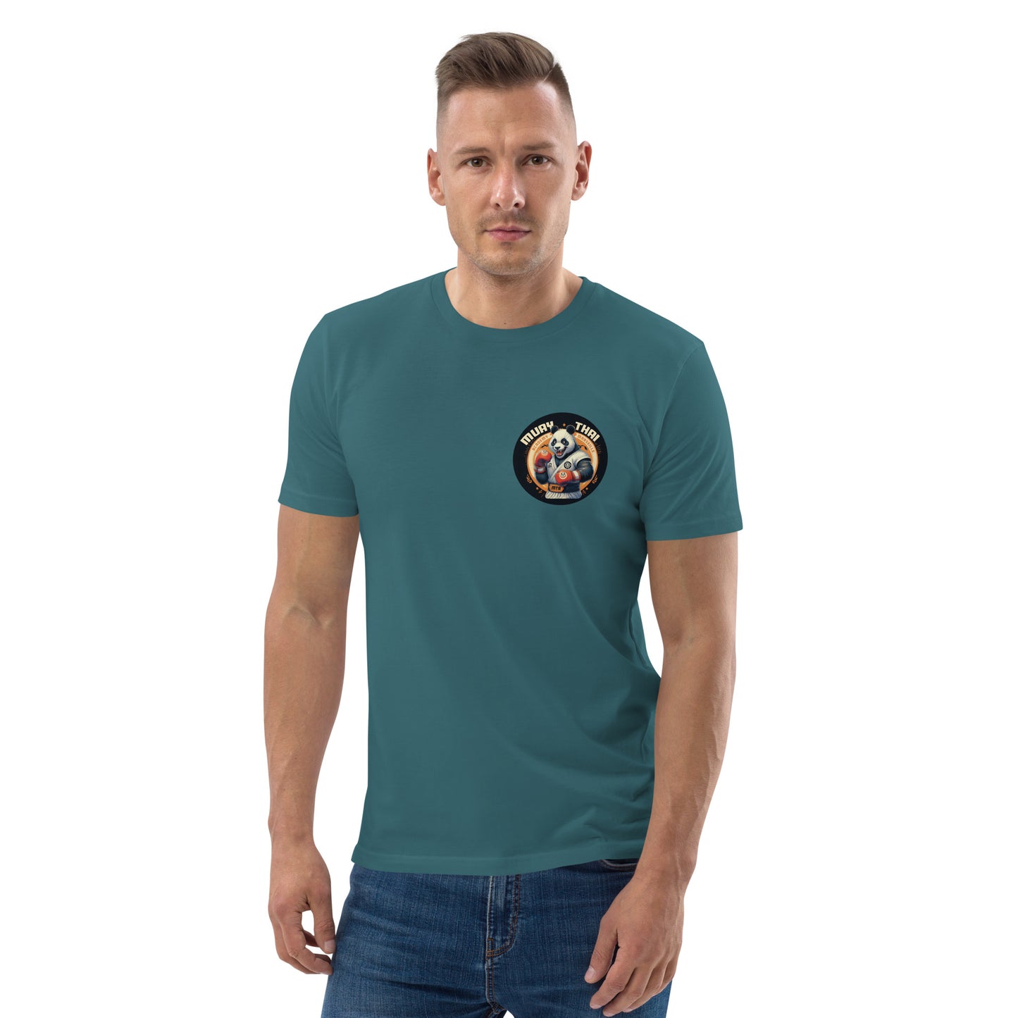 T-shirt unisexe en coton biologique (Imprimé Panda 2)