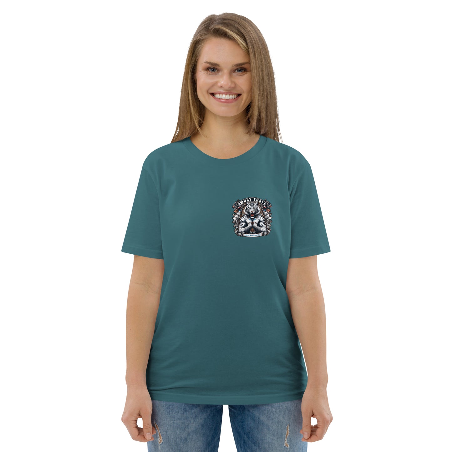 T-shirt unisexe en coton biologique (Imprimé Tigre 3)