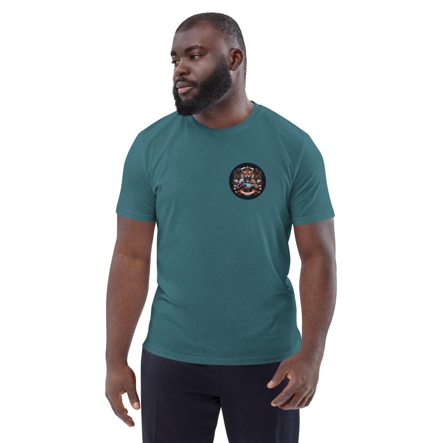 T-shirt unisexe en coton biologique (Imprimé Tigre 4)