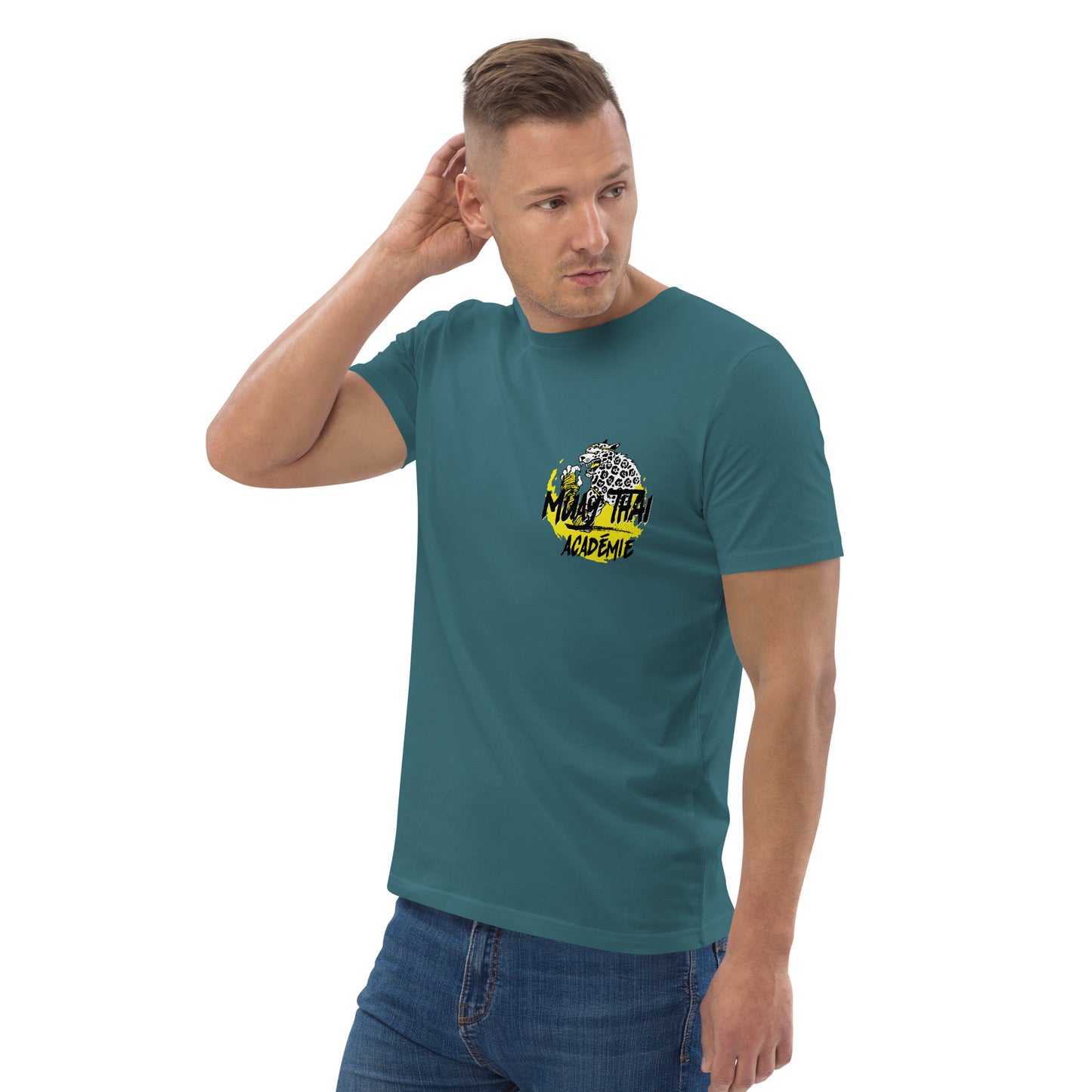 T-shirt mta logo officiel unisexe en coton biologique