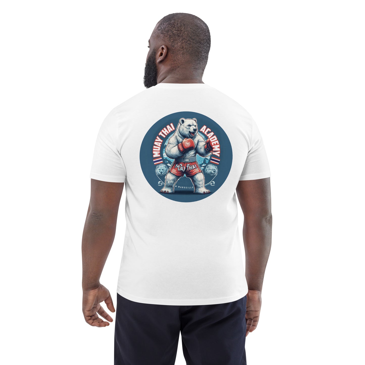T-shirt unisexe en coton biologique (Imprimé Ours 2)
