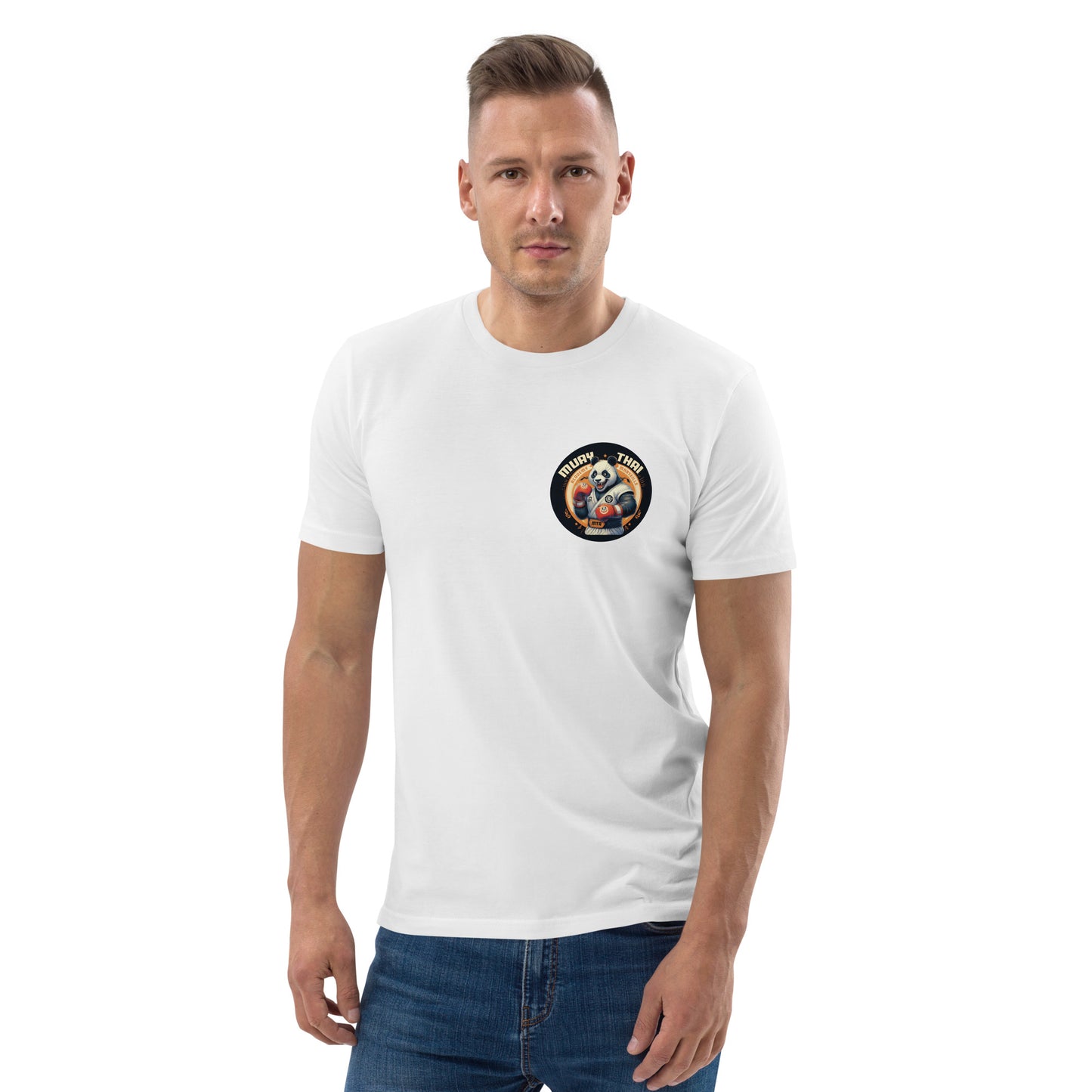 T-shirt unisexe en coton biologique (Imprimé Panda 2)