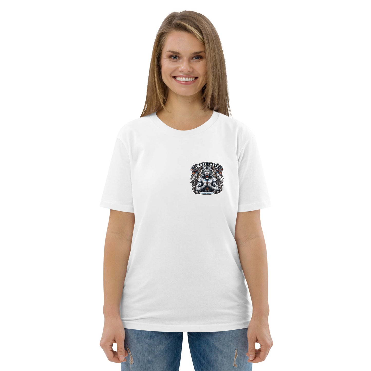 T-shirt unisexe en coton biologique (Imprimé Tigre 3)