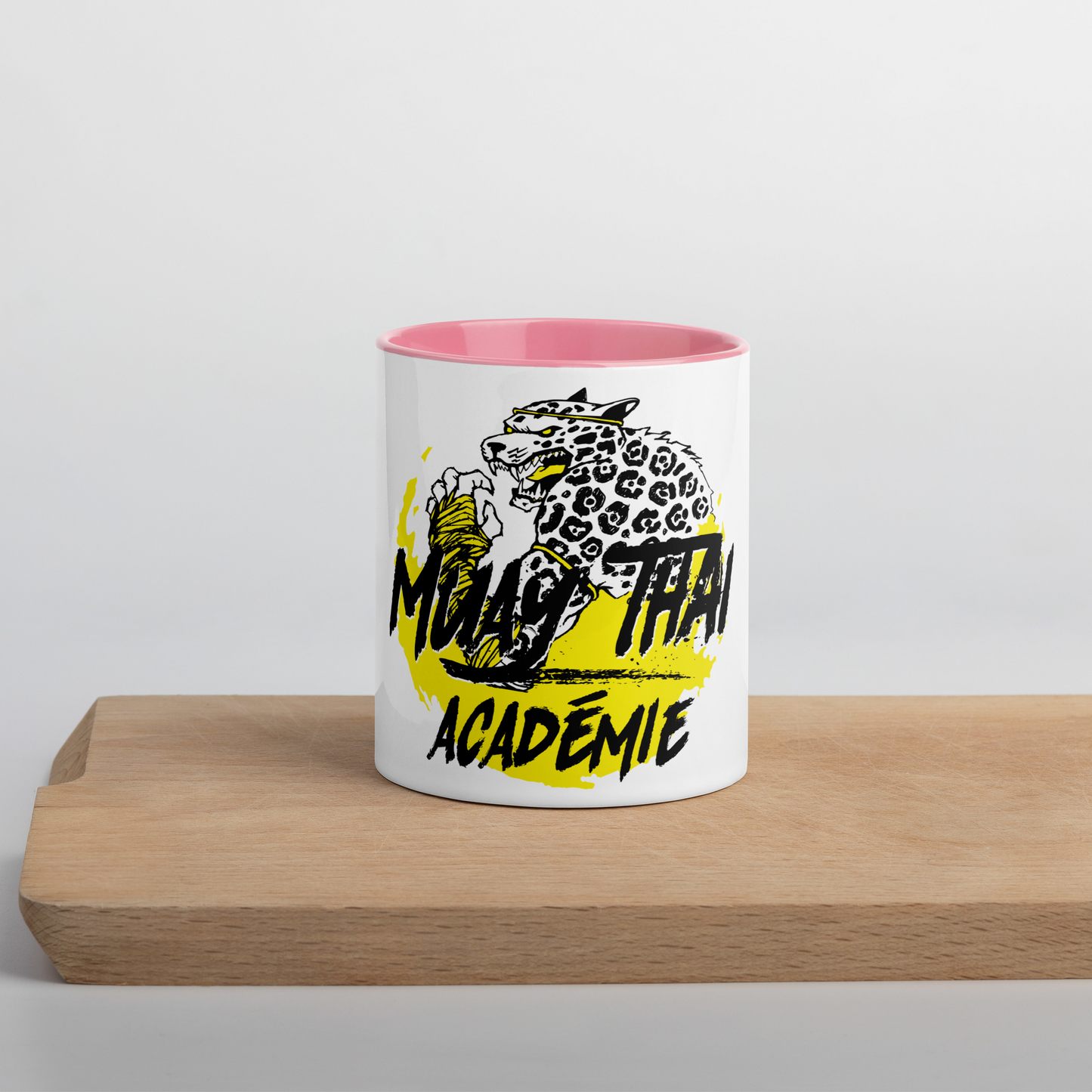 Mug à Intérieur Coloré logo mta